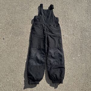 Gap Youth Black Insulated Snow Bibs - Size Youth Large